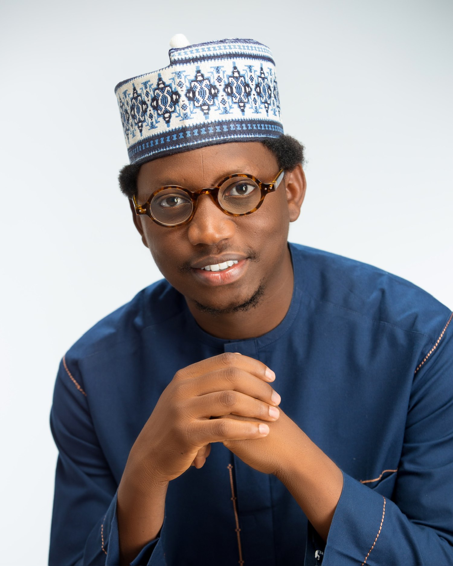 Yusuf Garba in traditional attire